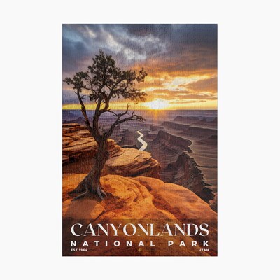 Canyonlands National Park Jigsaw Puzzle, Family Game, Holiday Gift | S10 - image1
